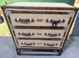 ADORABLE 3 DRAWER DESIGNER CHEST (450.00)