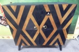 NEW TWO TONE DESIGNER COMMODE (435.00)