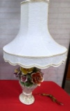 FLORAL CAPO DI MONTE LAMP