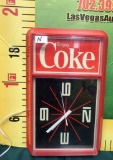 1970'S FUNCTIONAL COCA-COLA CLOCK