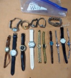 BAG OF ASSORTED WATCHES FROM LOCAL ESTATE