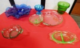 VERY NICE LOT OF VESELINE GLASSWARE AND MORE