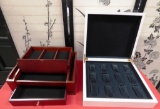 VANITY TOP BOX AND WHITE WATCH BOX