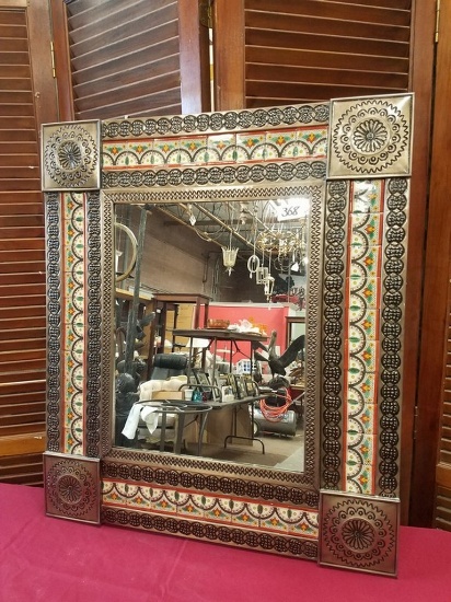 ESTATE EXTREMELY ORNATE WALL MIRROR