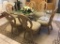 ELEGANT GLASS TOP TABLE & 6 QUALITY CHAIRS