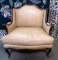 OVER SIZED DEEP SEATING LEATHER OCCASIONAL CHAIR