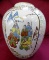 HAND PAINTED ANTIQUE ASIAN URN