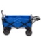 NEW BLUE FOLDING WAGON  WITH TRAY - NEW IN BOX
