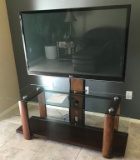 50 INCH TV WITH REMOTE PLUS TV STAND  - LIKE NEW CONDITION