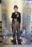 RENATO COSARO CANVAS OF CHARLIE CHAPLIN  1990'S