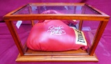 MANNY PACQUIAO SIGNED BOXING GLOVE IN CASE W/ CERTIFICATE