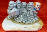RON LEE COLLECTIBLE - CLOWN ON MT RUSHMORE