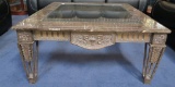 MARBLE & GLASS TOP DESIGNER QUAILITY COFFEE TABLE