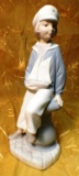 LLADRO BOY WITH HIS SAIL BOAT