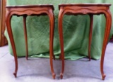 PAIR OF FRENCH PROVINCIAL END TABLES