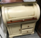 TWO TONE CYLINDER ROLL TOP DESK