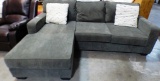CHARCOAL COLOR SECTIONAL COUCH