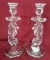 PAIR OF SIGNED WATERFORD SEAHORSE CANDLEHOLDERS