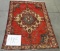 4' X 5' HAND MADE ANTIQUE AREA RUG