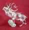 SWAROVSKI CRYSTAL REINDEER IN ORIGINAL BOX