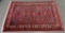 MADE IN IRAN  RED ANTIQUE AREA RUG