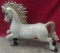 HAND PAINTED BY MEXICAN ARTIST CUSTOM MADE HANGING SILVER HORSE