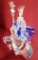 SWAROVSKI CRYSTAL WITH BLUE BOX - DANCER W/ BLUE SCARF