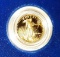 1/10th GOLD COIN IN BLUE CASE