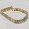 14KT YELLOW GOLD DIAMOND BRACELET