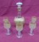 DECANTER SET WITH 5 GLASSES