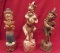 LOT OF (3) ASIAN WOOD CARVINGS