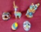 LOT OF (5) CUSTOM MADE BEADED ITEMS - RARE