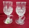 PAIR OF SIGNED WATERFORD GLASSES (PRICED 150.00)