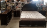 EASTERN KING 5 PIECE BEDROOM SET FROM ANTHEM ESTATE (MOCHA)