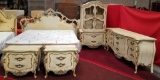 FRENCH PROVINCIAL KING SIZE BEDROOM SUITE (NO MATT & BOX)