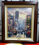 THOMAS KINKADE ON CANVAS 