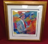 HAND SIGNED LITHOGRAPH LEROY NEIMAN - FRANK SINATRA
