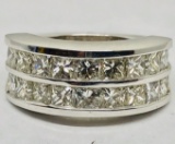 14KT WHITE GOLD DIAMOND RING