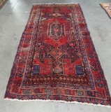 MADE IN IRAN  RED ANTIQUE AREA RUG