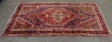 MADE IN IRAN  RED ANTIQUE AREA RUG