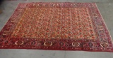 MADE IN IRAN  RED ANTIQUE AREA RUG