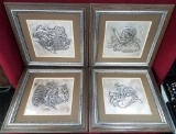 SET OF (4) THE FRANKLIN MINT 