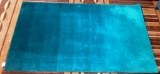 8' BY 5' TEAL AQUA AREA RUG