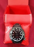 NEW IN RED BOX, SWISS - NEPTUNE WATCH