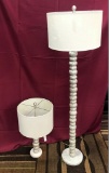 NEW DESIGNER TABLE & FLOOR LAMP BY DIAMOND LIGHTING $280.00