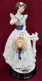 ARMANI FLORENCE VICTORIAN LADY WITH HAT FIGURINE