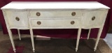 WHITE WASH SIDEBOARD MADE IN USA