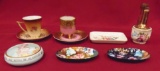 LOT OF ASSORTED PORCELAIN CUPS & SAUCERS & PLUS MORE