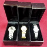 ASSORTED LADIES WATCHES IN BLACK BOX