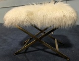 NEW METAL FURRY BENCH BY THREE HANDS AT WMC (185.00)